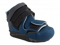 09-107 Сурсил-орто (Sursil-Ortho), барука, сандалии терапевтические  компенсаторный ботинок для здоровой ноги, с съемных утепленным чехлом, текстиль, синий (Цена за 1 полупарок) 