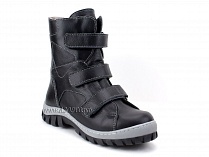 207ч (31-40) Аквелла (Akwella), ботинки зимние ортопедические с высоким берцем, натуральная шерсть, кожа, черный в Екатеринбурге
