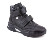 3541-131 Тотто (Totto), ботинки детские утепленные ортопедические профилактические, кожа, байка, чёрный в Екатеринбурге