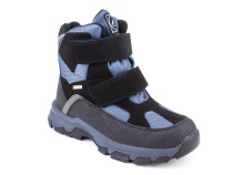 А45-199 Сурсил-Орто (Sursil-Ortho), ботинки подростковые зимние, натуральная шерсть, искуственная кожа, мембрана, синий, черный 