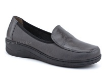 84-51И-22-402/30 Рикосс (Ricoss) туфли для взрослых, кожа, серый, полнота 9 в Екатеринбурге