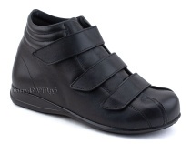 5008-01  Плюмекс (Plumex), ботинки для взрослых демисезонные утепленные, кожа, черный, полнота 10. в Екатеринбурге
